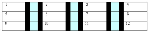 3 by 4 acrostic grid