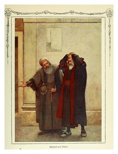 007-Shylock y Tubal.-Shakespeare's comedy of the Merchant of Venice 1914- James D. Lintonjpg