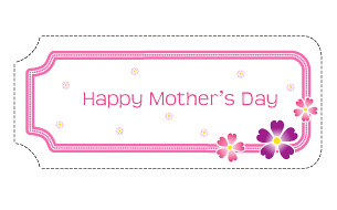 Mother's day gift tag