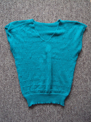 Teal Short Sleeved Sweater