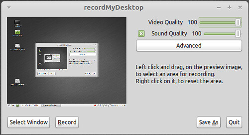 record my desktop window application