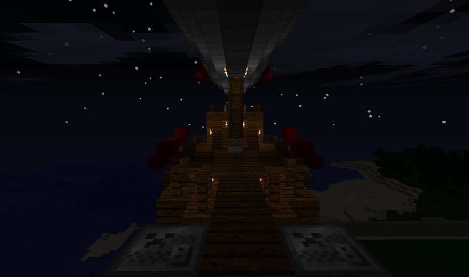 Minecraft - The deck of my Airship