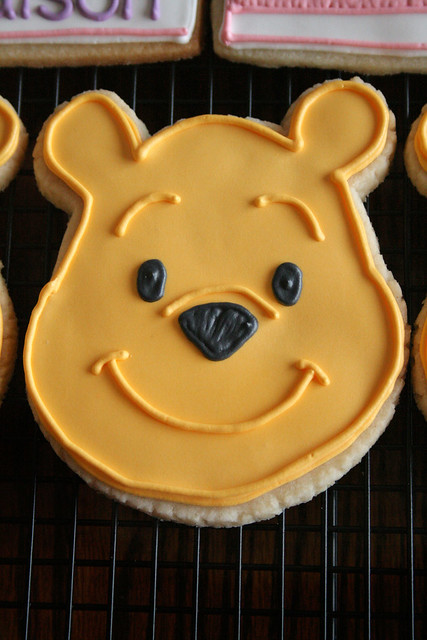 Pooh Cookies for Addison's 1st birthday.
