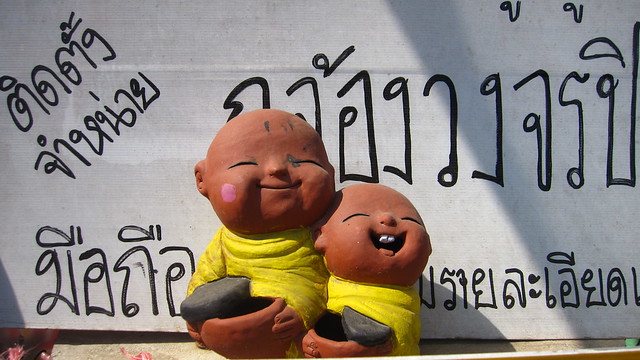 figurines, outside Mae Malai, Thailand