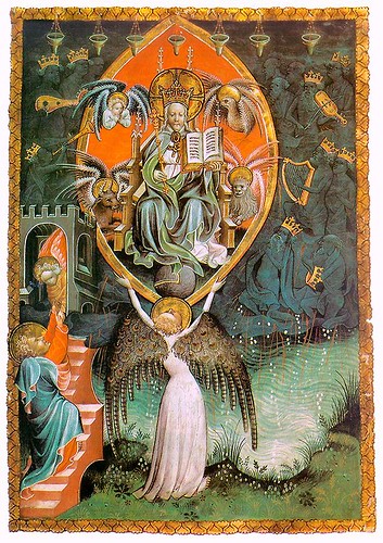 006- Visión del trono del Señor-Apocalipsis de Paris- hacia 1400- Bibliothèque Nationale-Paris
