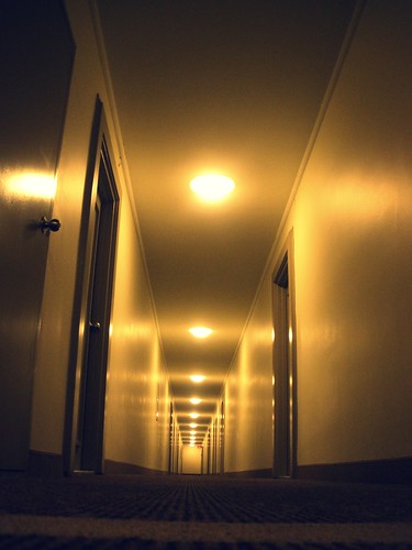long hallway is long