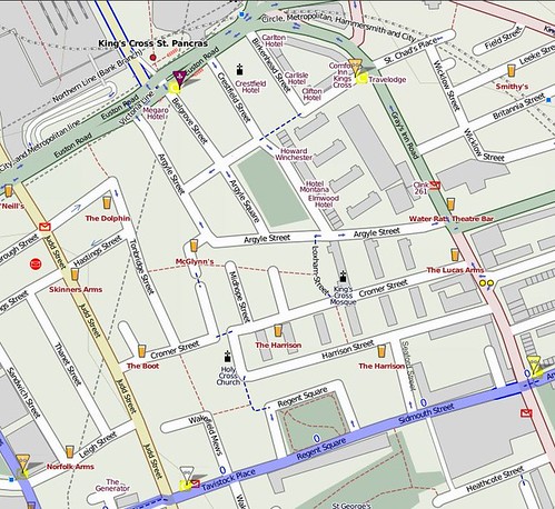 Map of Argyle Square permeability area