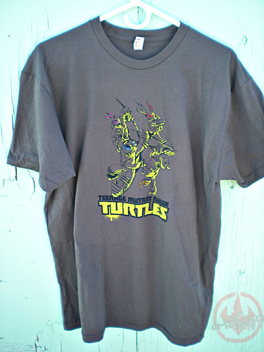 Nickelodeon TMNT Fan Preview; "FOUR BROTHERS PIZZA" // Nick TMNT Preview 'Sketch' t-shirt i (( 2011 ))