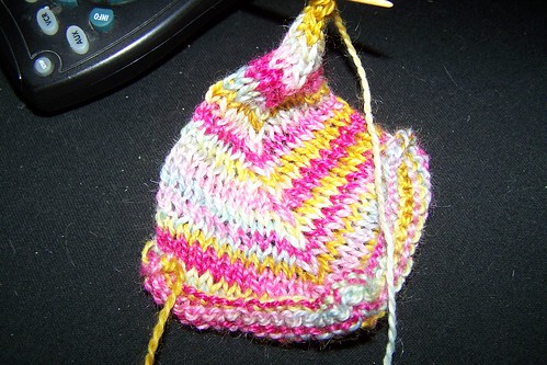 Sock yarn blanket-square 1