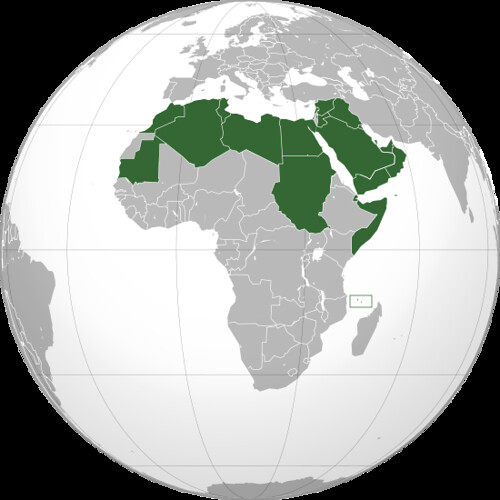 Arab League (orthographic projection)
