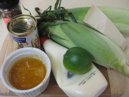 Grilled corn ingredients