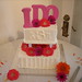 Two tier I Do wedding cake 