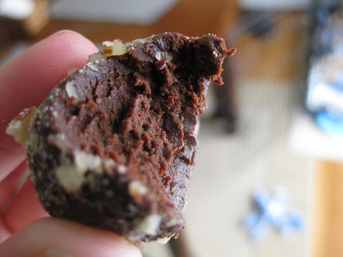 Chocolate frangelico truffles
