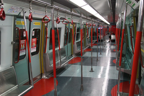 Inside a Metro Cammell EMU