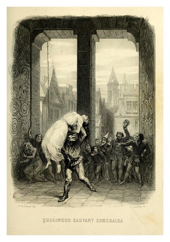 015-Quasimodo salvando a Esmeralda-Notre-Dame de Paris 1844- edicion Perrotin Garnier Frères