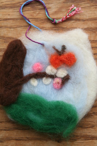 Lucas's Needle-Felted Picture: Butterfly