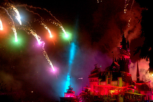 "Disney in the Stars" fireworks
