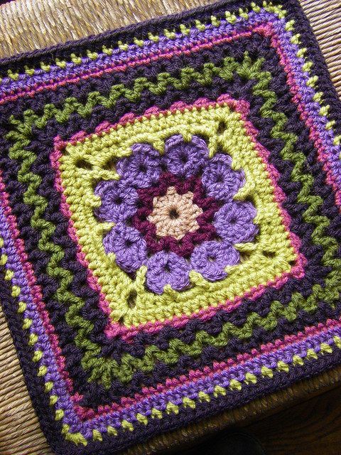 more v's please 12 inch afghan square block free crochet pattern