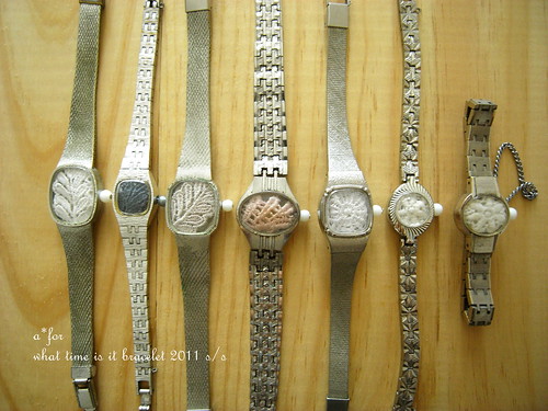 a*for...what time is it bracelet 2011S/S