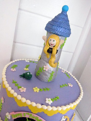Disney themed Tangled birthday cake