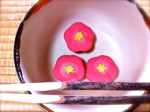 今日のお菓子 No.28 – 和菓子”紅梅”