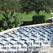 White and black ceremony chairs 