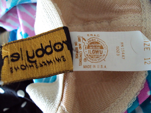 Union-made Tag for Crazy Swimsuit