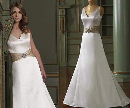 _simple_silver_wedding_dress_design