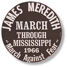 March Against Fear 1966 button image