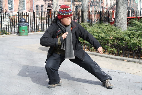 Jeanette Chi does Tai Chi in the Park