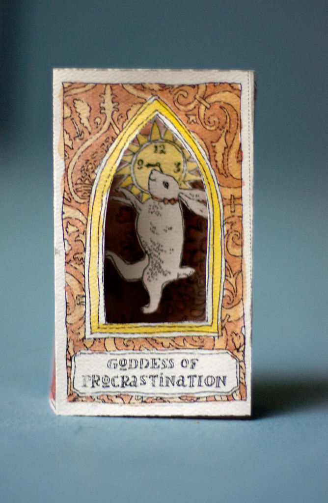Altar to the goddess of procrastination