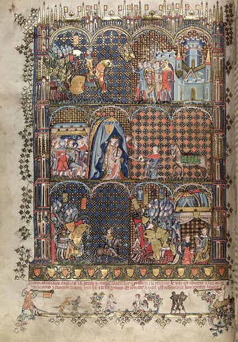 004-folio 43 verso-The Romance of Alexander - MS. Bodl. 264 © Bodleian Library-University of Oxford 1999