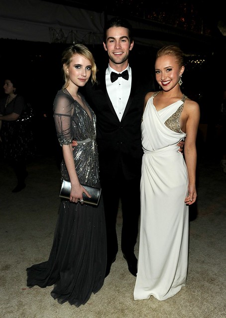 Emma Roberts, Chace Crawford and Hayden Panettiere by Elton John AIDS Foundation