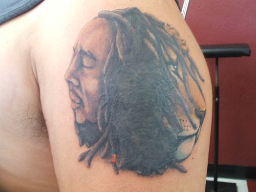 Bob Marley Lion of Zion Tattoo Tattoo of Bob
