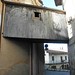 [senza titolo]; 1991. Smalto acrilico su rame zincato, cm 210x430.<br />
Maglione, Via Castello.<br />
<br />
