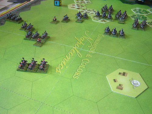 Initial skirmishing goes against the British