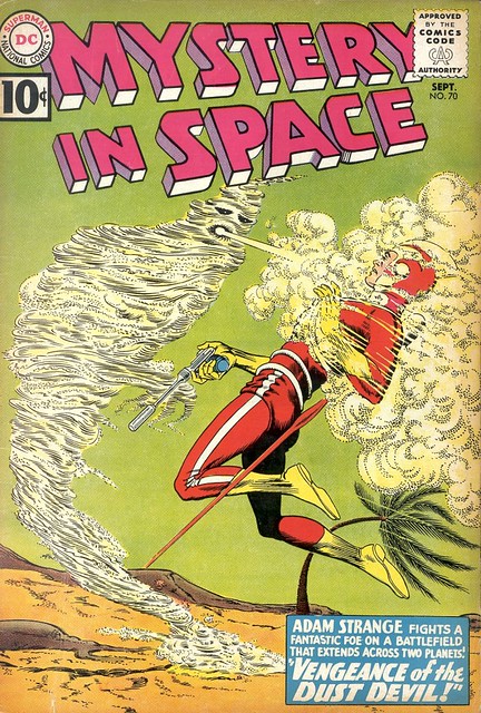 Mystery in Space 70 1961 Adam Strange cover by Carmine Infantino