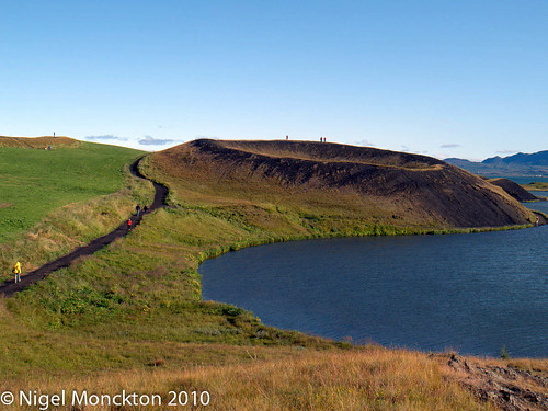 Pseudocrater adjacent to Lake Myvatn, Skútustaðir