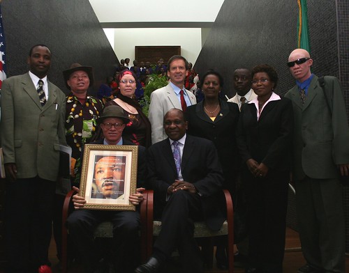 People of the Albinism Community in Tanzania receive Martin Luther King Jr Drum Major for Justice