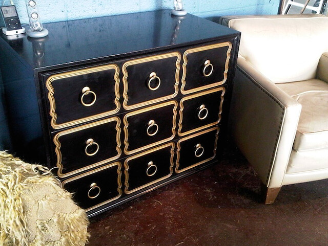 Dorothy Draper lacquered chest of drawers 1960's $3800