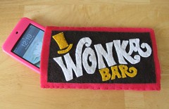 Wonka Bar iPod cozy
