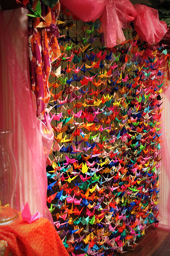 One Thousand Paper Cranes Origami Video Tutorial The backdrop for 