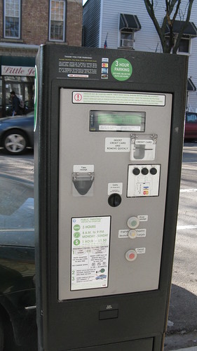 Chicago's "New" parking "Pay Boxes" wich have replaced traditional parking meters on Chicago's city streets. Chicago Illinois USA. March 2011. by Eddie from Chicago