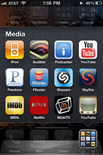 Media Apps on my iPhone (Jan 2010)