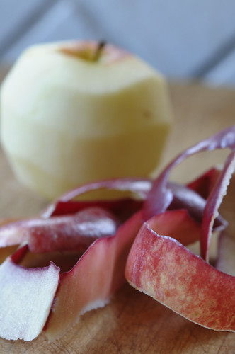 apple with peeling