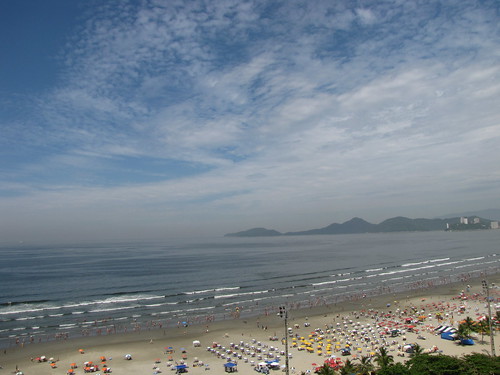 A sunny summer Sunday in Santos