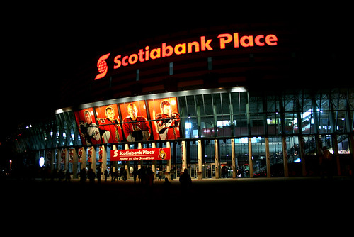 Die Heimstätte der Ottawa Senators: Scotiabank Place.