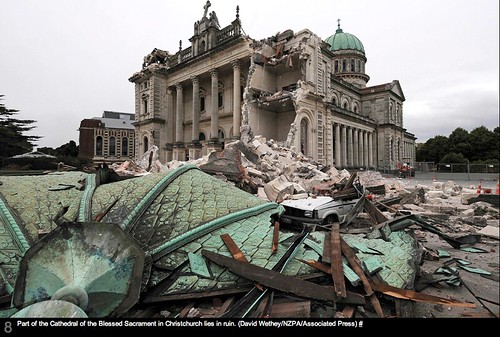 NZPA Photo of Quake Damage