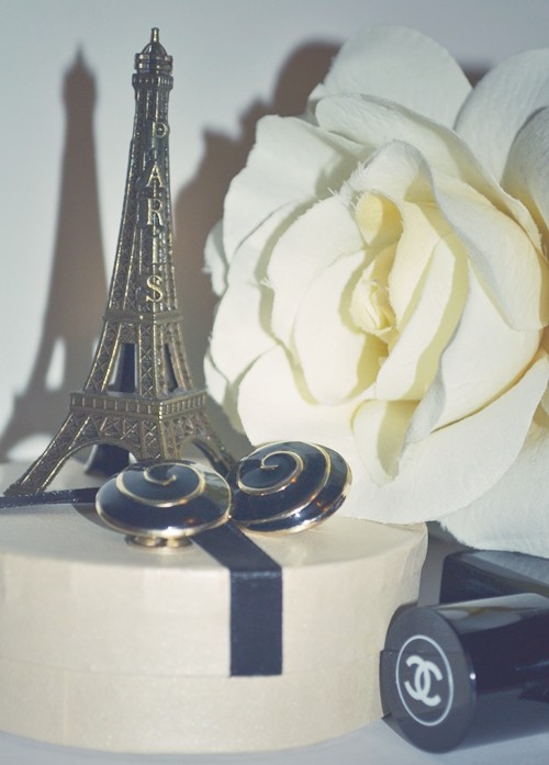 rose, paris, vintage & chanel