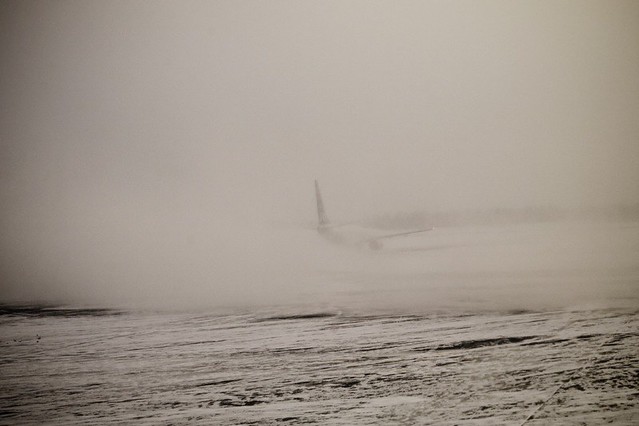 Carolin Weinkopf, Ålesund, Tromsø, airplane, airport, snow, Norway